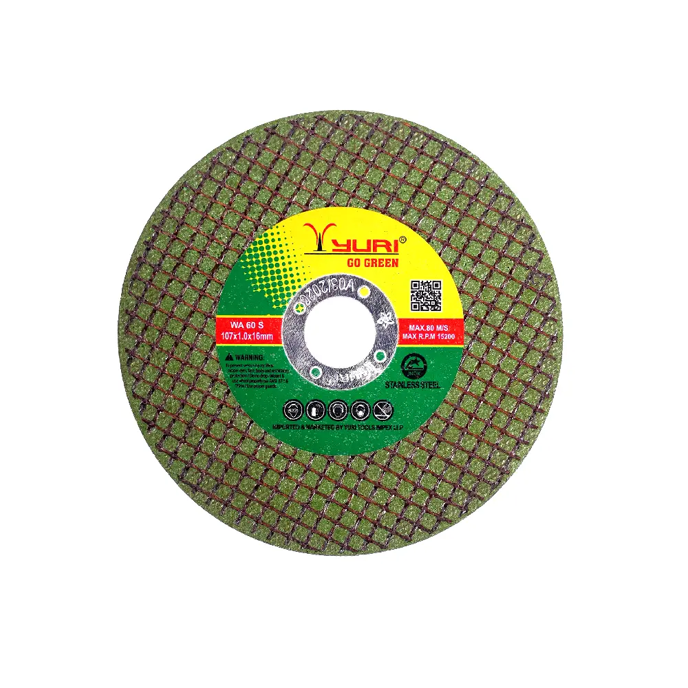 CUT OFF WHEEL
 YURI GO GREEN
 2 NET